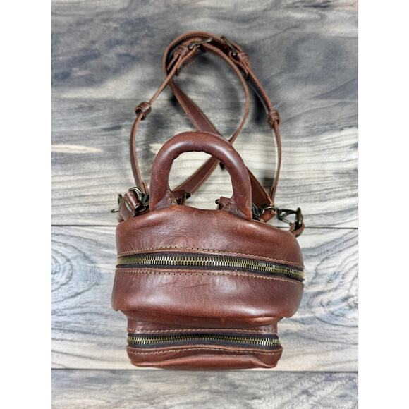 Saddleback Leather Love 41 Discontinued Mini Mini Convertible Backpack Coffee main image 6